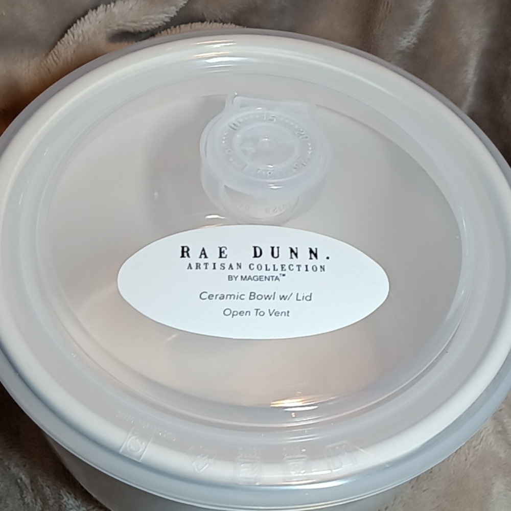 NEW RAE DUNN BEE HAPPY CERAMIC BOWL wLID - Picture 3 of 6